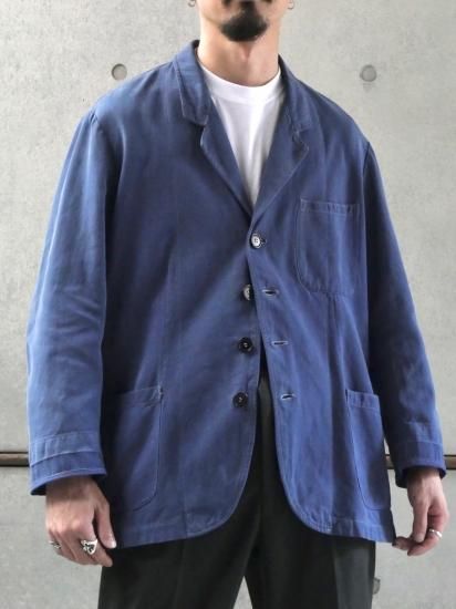 1950's UKorFRENCH Vintage
Cotton Drill Worker's Tailored Jacket