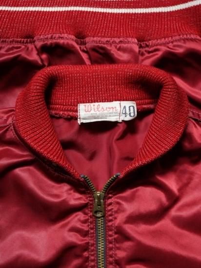 1950-60's Vintage Wilson Nylon Satin Sports Jacket - Vintage 1950-60's Vintage Wilson Nylon Satin Sports Jacket - Vintage