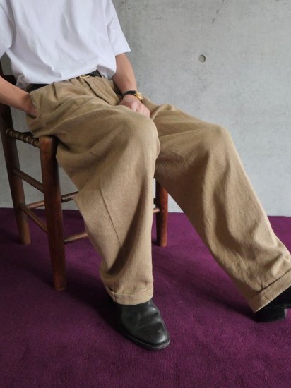 1990s Vintage NAUTICA 2tucks Trousers, Made in Hongkong
