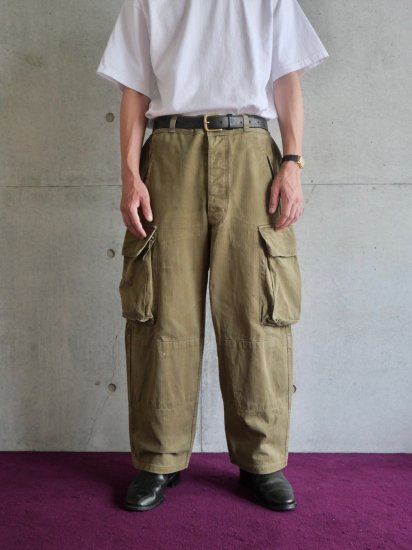&#12316;1960s Vintage FRENCH ARMY M-47 Cargo Trousers