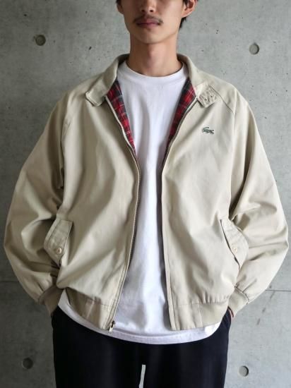 1980's Vintage LACOSTE Harrington Jacket BEIGE