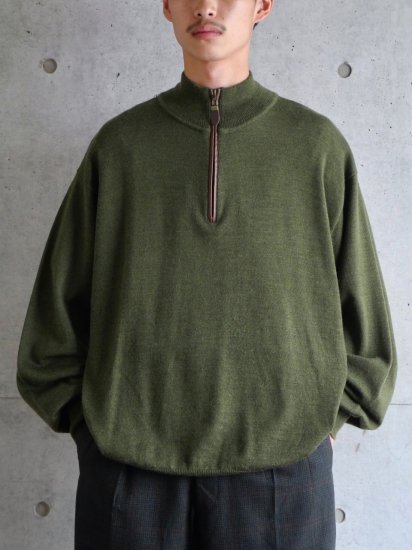 1990-00's Vintage ORVIS
Half-zip Wool Knit Sweater
