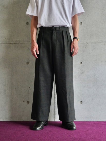 1950's Euro Vintage Wool Belted Trousers