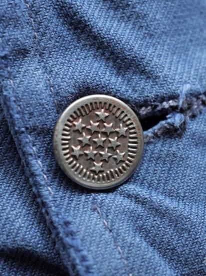 1950's Vintage Coverall French Style Work Jacket 