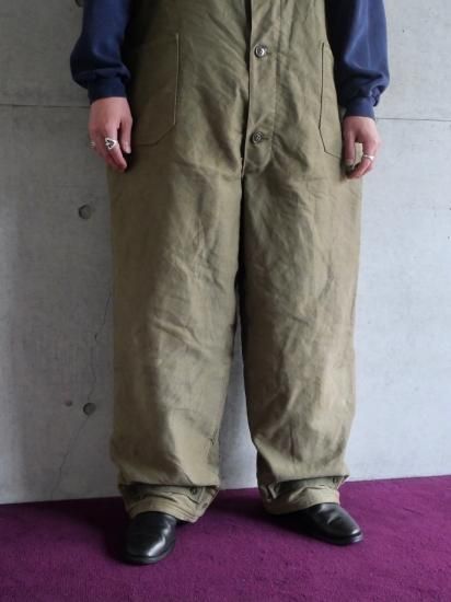 1940's Vintage U.S.N. Deck Pants Heavy Cotton Piqué & Wool 1940's Vintage U.S.N. Deck Pants Heavy Cotton Piqué & Wool