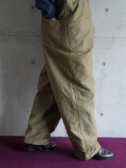 1940's Vintage U.S.N. Deck Pants Heavy Cotton Piqué & Wool 1940's Vintage U.S.N. Deck Pants Heavy Cotton Piqué & Wool
