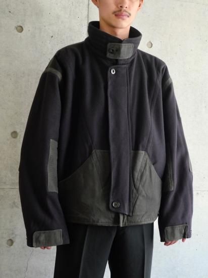 1990's Vintage MOMENTO DUE di allegri
Wool Melton & Cotton Canvas Blouson