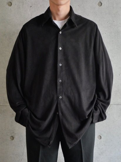 1990's Vintage DKNY Artificial-suede Shirt