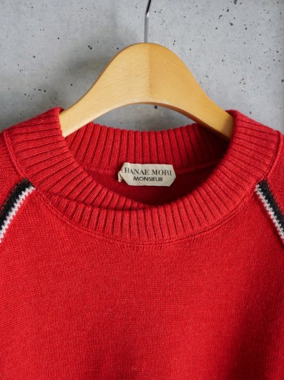 HANAE MORI Knit vintage ウールニットプリーツスカート 9