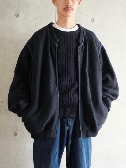 197080's Euro Vintage Zip-Up Knit Jacket