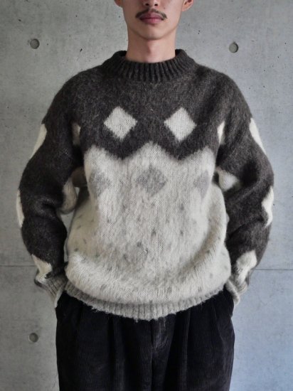 1980's Iceland Vintage 100%wool Knit Sweater