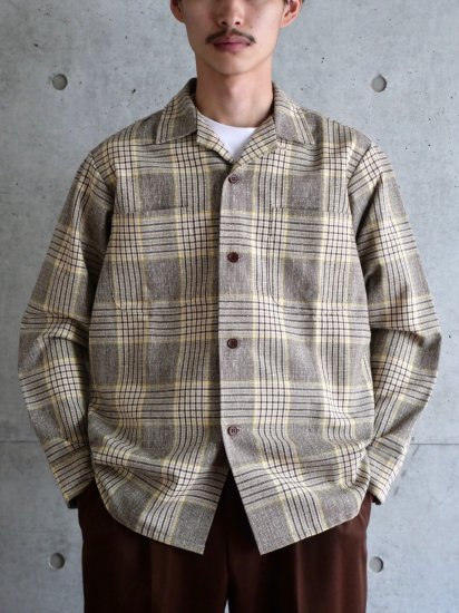 1960&#12316;70's Vintage SONIC
Wool Check Shirt "Beautiful Condition"