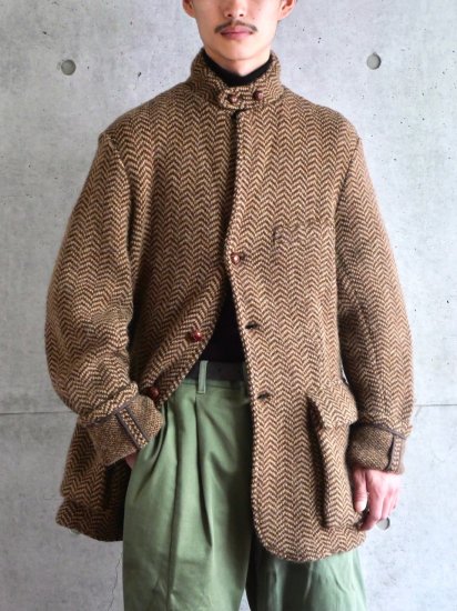 1990-00's Vintage RalphLauren
Wool&Alpaca Knit Tailored Jacket