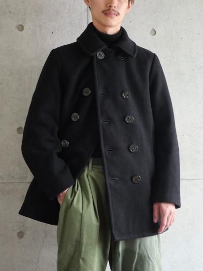 1970's Anonymous Vintage Melton Pea-coat(FoxKnapp?)
