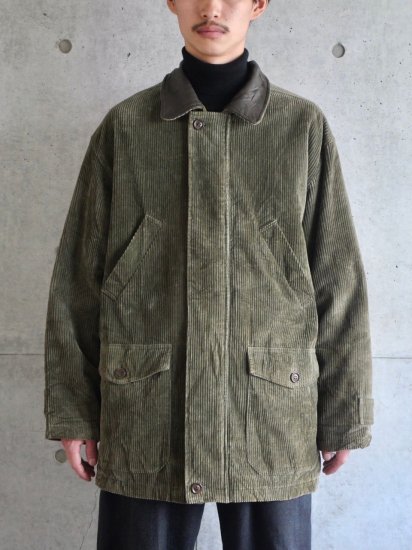 1990s UK Vintage stmichael
BEDALE Type CorduroyLeather Half-coat