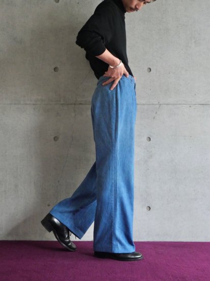 1970s Vintage Levi's Denim Flare Trousers