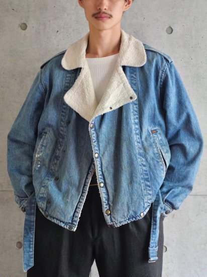 1980's Vintage Lois
Denim Riders Boa Jacket
Made in GREECE.
