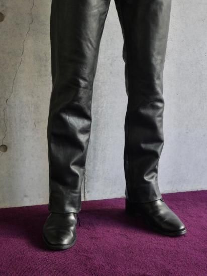 1990's Japanese Vintage B.B.H.Clothing Leather Straight