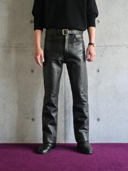 1990's Japanese Vintage B.B.H.Clothing Leather Straight 1990's Japanese Vintage B.B.H.Clothing Leather Straight