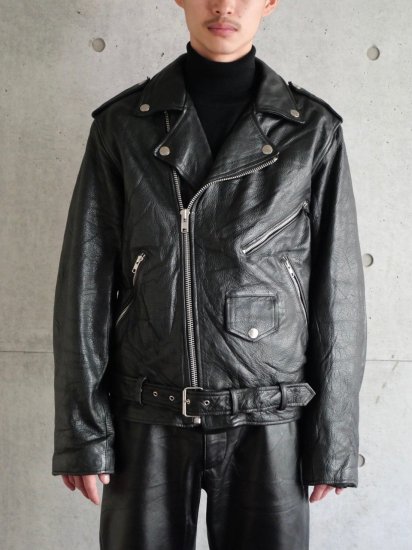 1990&#12316;00's Vintage WILSONS LEATHER
USA Style Leather Riders Jacket