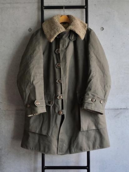 1944's Swedish ARMY Vintage M1909 Canvas&Mouton Jeep-Coat 1944's Swedish ARMY Vintage M1909 Canvas&Mouton Jeep-Coat