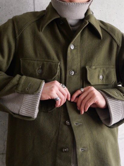 1950's&#12316; U.S.ARMY Vintage
OG-108 Wool Jacket "Korea Shirt"