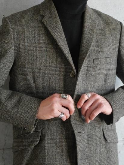 1940〜50's UK Vintage JACKSON Wool Tailored Check Jacket