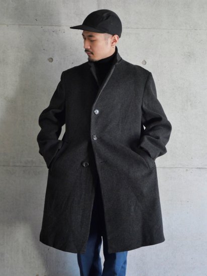 1960's UK Vintage Crombie Cloth
Cashmere&Wool Chester-Coat