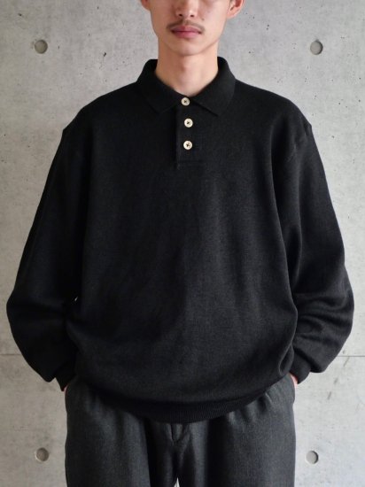 1990s Vintage ILEVRIERI
Wool Knit Polo Shirt
Made in ITALY.