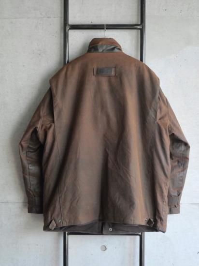 激レア本革モデル【barbour】ブッシュマン レザーハンティング