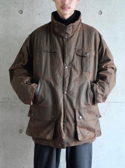 00's Vintage Barbour BUSHMAN
Waxed Cotton Field Jacket