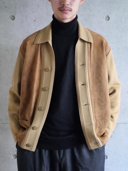 1980's Vintage NEW GX 
 Leather&Knit Jacket