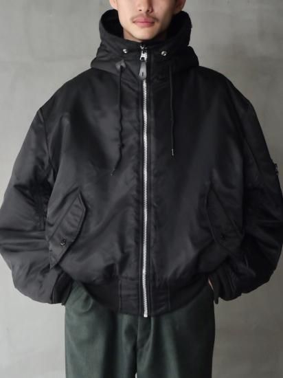 1990-00's Vintage MA-1type Hooded Flight Jacket