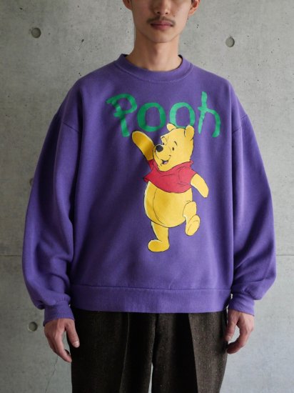 1990's Disney Official Vintage Pooh Sweat Shirt / Made in USA.