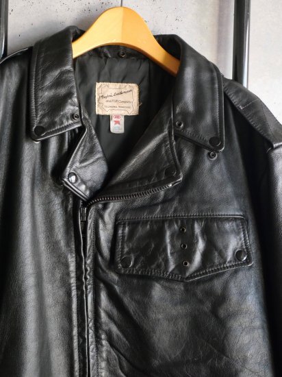 1960〜70's USA Policeman Vintage Leather Riders Jacket 