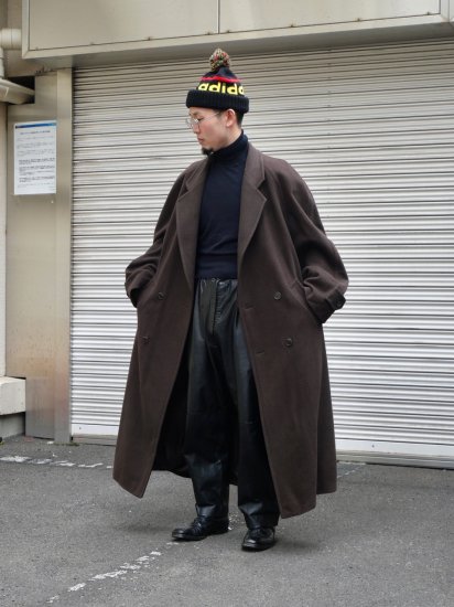 1970&#12316;80's UK Vintage Wool&Cashmere
Double-breasted Long Coat