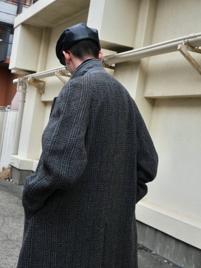 1960's UK Vintage
HITEX Tweed Tailored Balmacaan Coat
