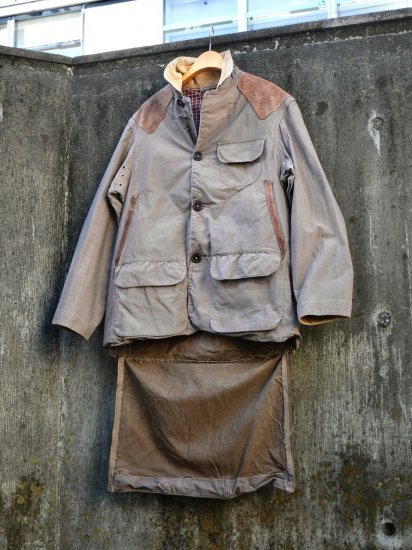 195060's U.S.A. Vintage 
Hunting Jacket "Gray-beige"