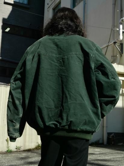 1990's~ Vintage Carhartt Duck Jacket, GREEN color / X 1990's~ Vintage Carhartt Duck Jacket, GREEN color / X