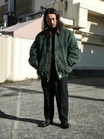 1990's~ Vintage Carhartt Duck Jacket, GREEN color / X 1990's~ Vintage Carhartt Duck Jacket, GREEN color / X