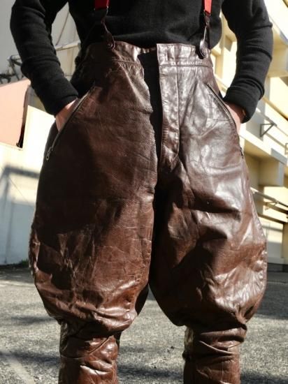 1930's German Vintage Leather Jodhpurs - Vintage & Archive 1930's German Vintage Leather Jodhpurs - Vintage & Archive