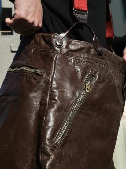 【1万値下げ】本革パンツ:ジョッパーズ 1930's German Vintage Leather Jodhpurs - Vintage & Archive