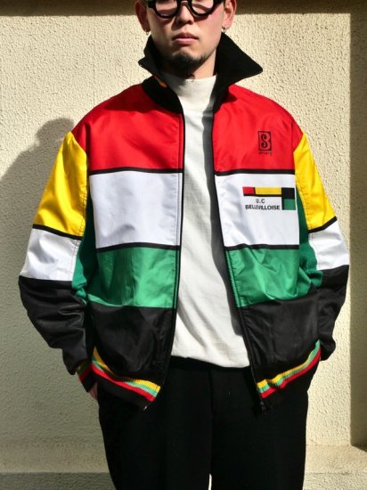 1980s French Vintage Cycling Track Jacket
