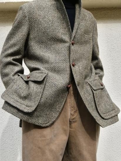 1980's Vintage ScotchHouse×Harris Tweed Jacket 