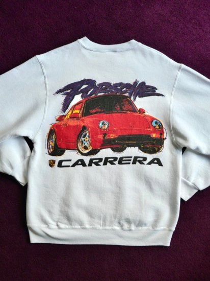 1990's Vintage Sweat Shirt "PORSCHE CARRERA"
