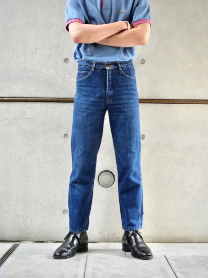 1970's French Vintage Indigo Jeans