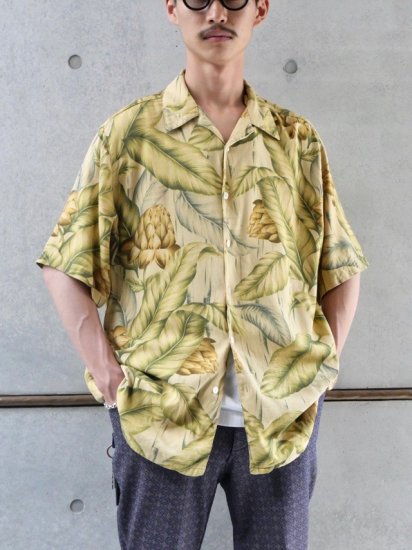 1990-00’s Vintage Hawaiian Shirt シェルボタン交換�