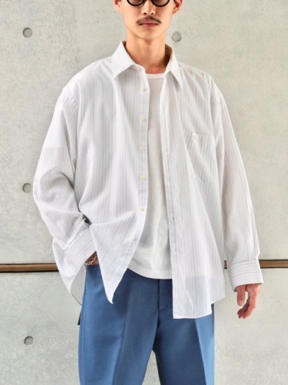 1990s Vintage YvesSaintLaurent Cotton Stripe Shirt