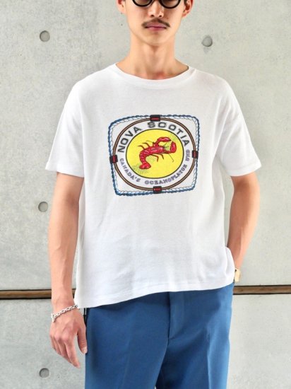 1980-90's Vintage Printed T-shirt Lobster