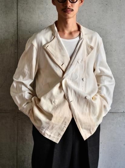 1940s Vintage Cotton Chef Jacket 